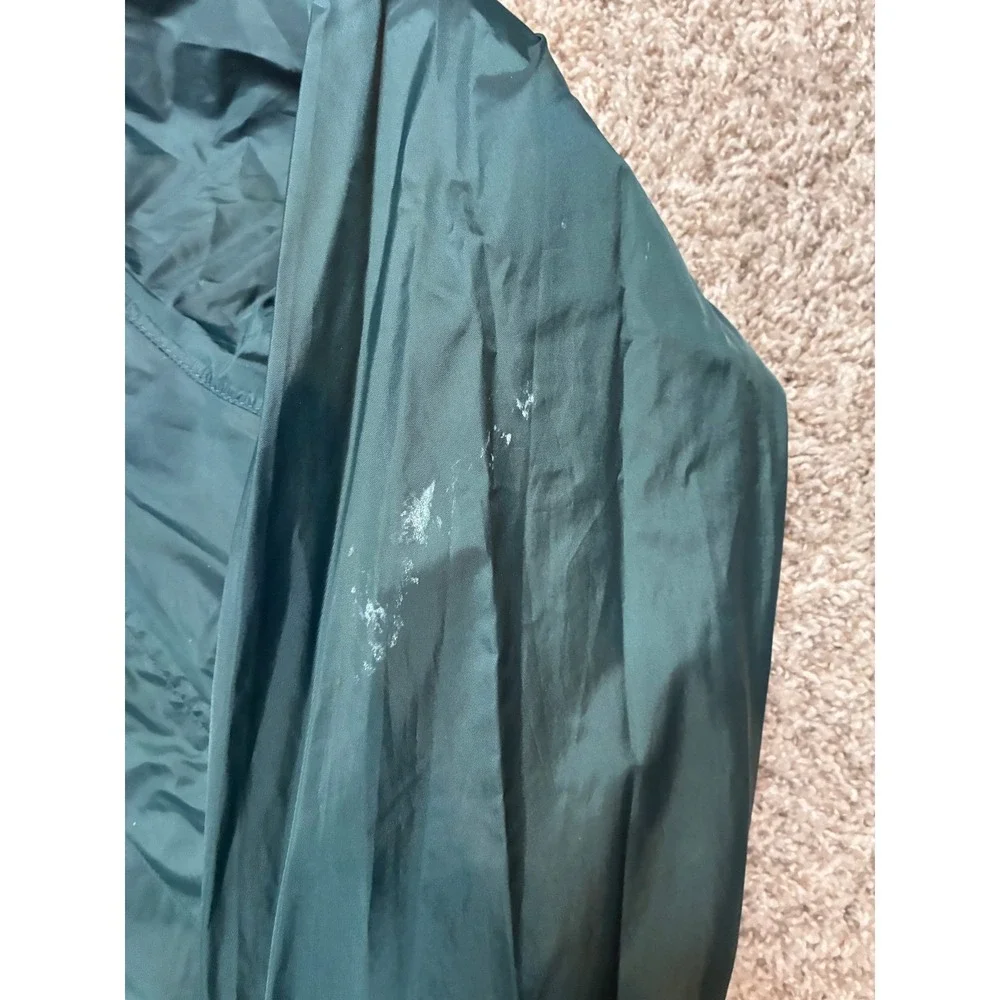 Mountain Hardwear Rain Jacket Teal Hooded Lightweight Waterproof Outdoor Mens XL